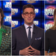 Mayim Bialik, Buzzy Cohen, and Katie Couric on Jeopardy!